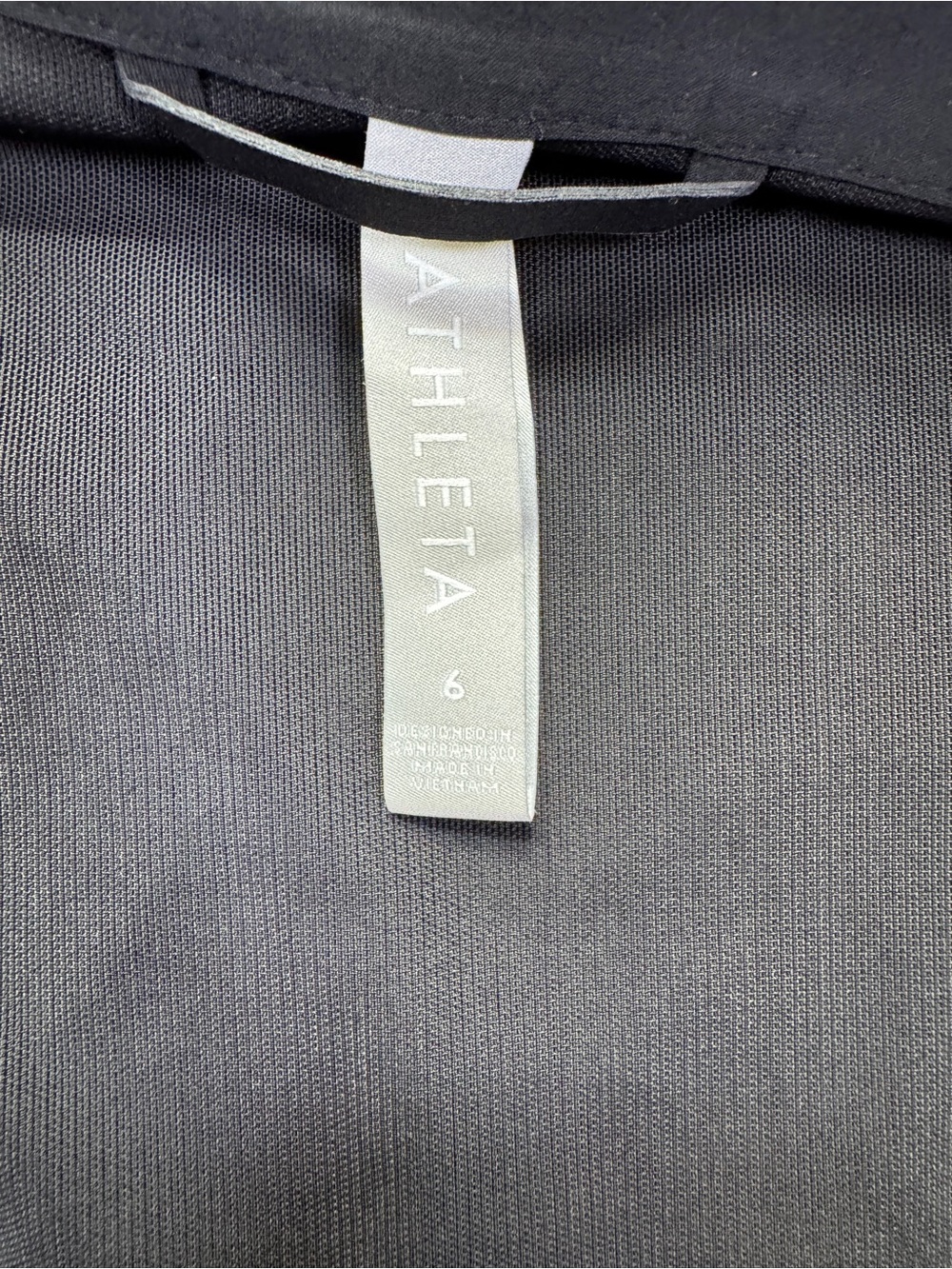 Athleta Lunar Jacket NWT Black Zip Front Size 6 - Picture 7 of 13